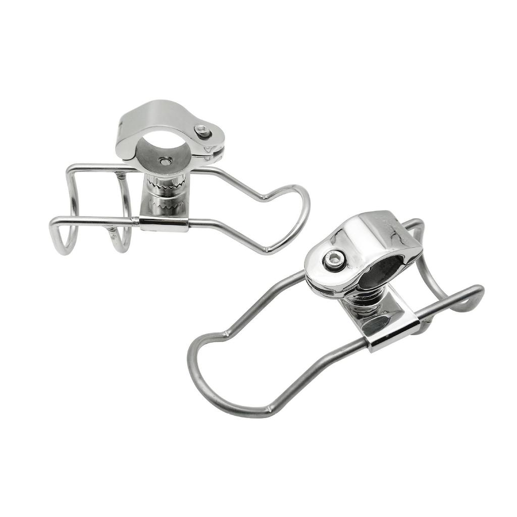 Stainless Steel Yacht Fishing Rod Holder with Wrench