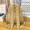 Solid Color Simple Girls Backpack Casual Large Capacity Lightweight Nylon Backpack Commuting High School College School School Bag