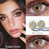FRESHLADY Natural Color Contact Lenses 14.0mm Yearly Soft Cosmetic Lenses for Eyes, 40% Water Content, Daily & Party Makeup Use