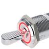 16Mm Metal Toggle Switch Waterproof Led Light Self-Locking 2 Position On Off Micro Button Switch
