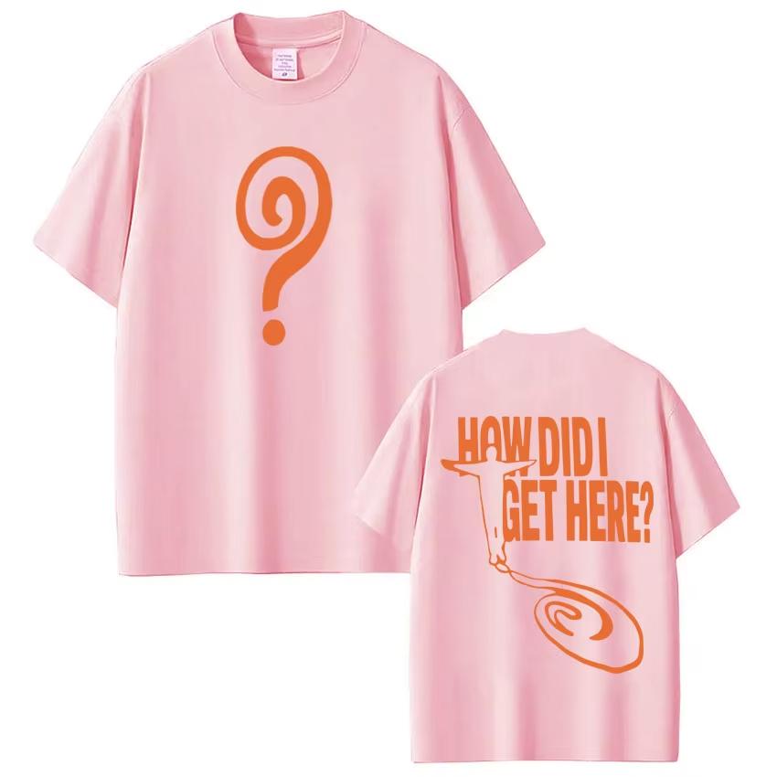 Sänger Louis Tomlinson How Did I Get Here Tour 2026 Print T-Shirt Herren Damen Mode HipHop T-Shirt Hohe Qualität Baumwolle T-Shirts