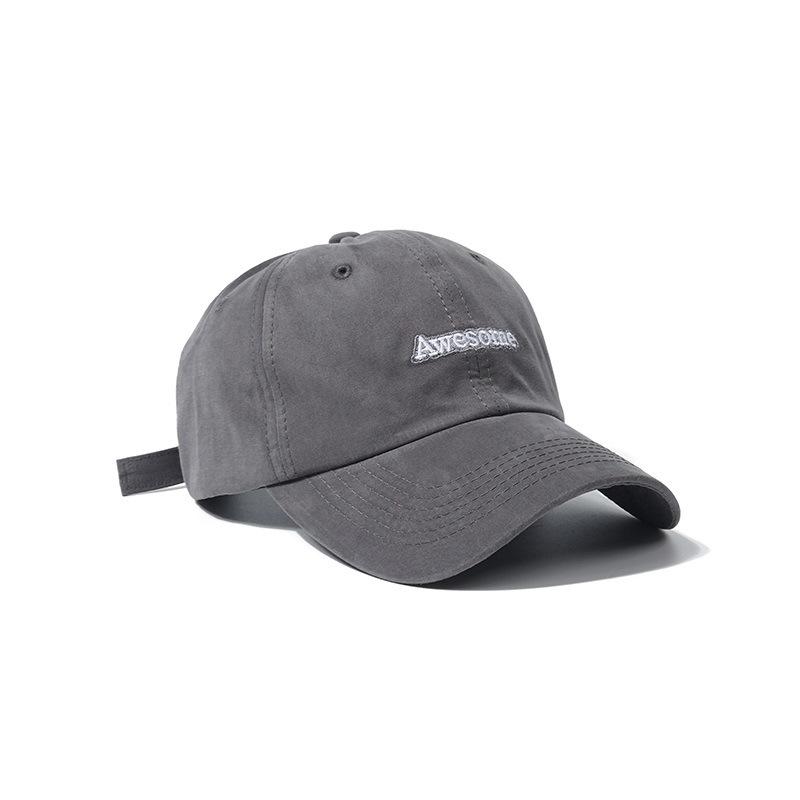 Hat Women's Baseball Cap Deepened and Enlarged Brim Round Face Big Head Circumference Big Face Thin Wide Brim Cap Men