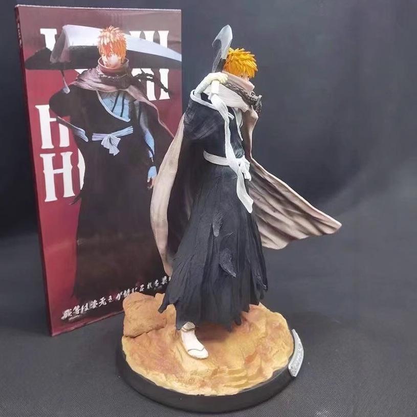 

Hollowfied Zangetsu Ichigo Desktop Ornament - Death God Anime Figure Model
