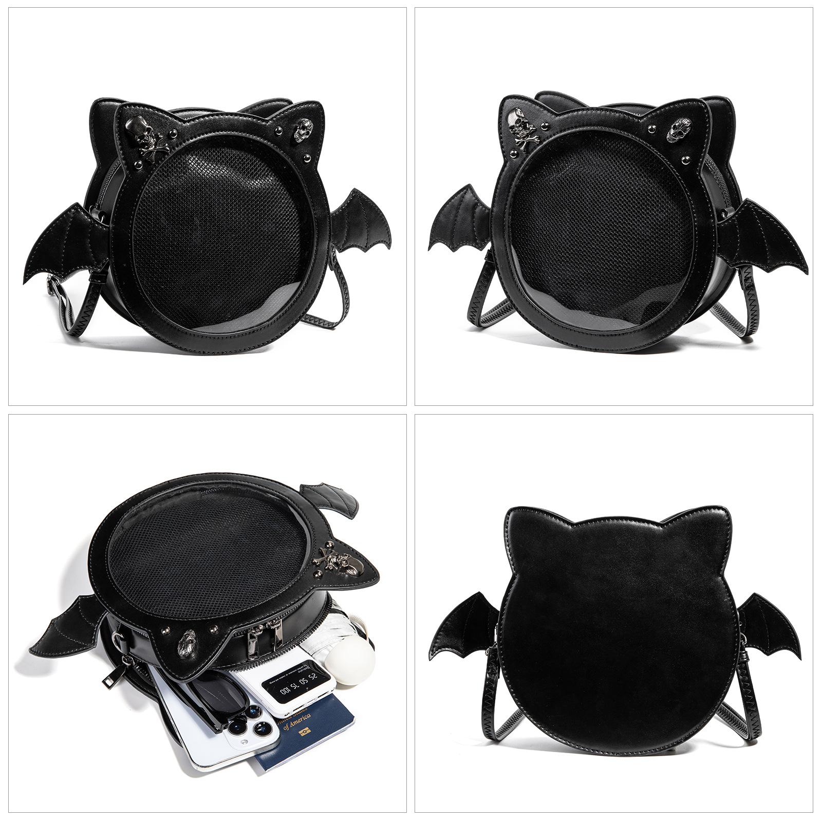 

Gothic Niche Bat Pain Bag Cosplay Two-Dimensional Comic Show Shoulder Messenger Bag Fashionable And Versatile