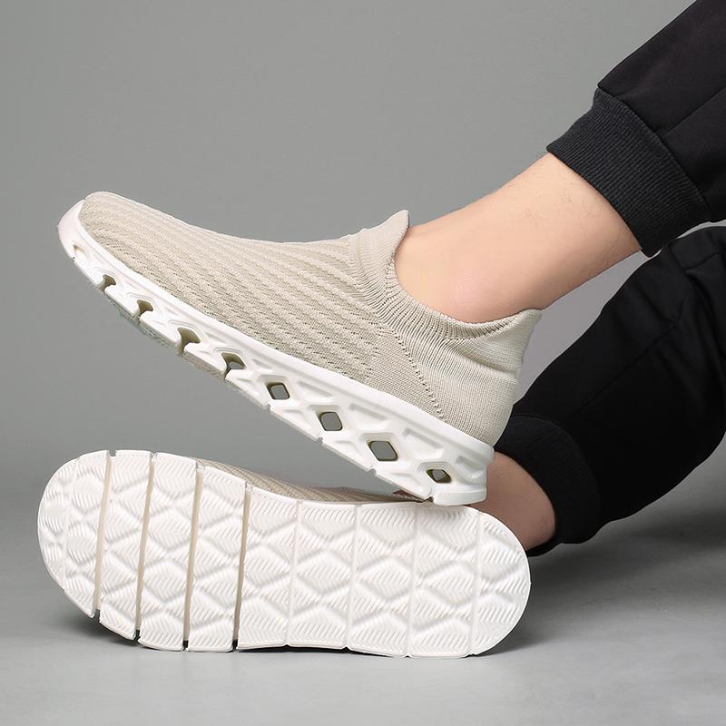 Мужская модная дышащая легкая уличная обувь для спорта и отдыха большого размера — фото 15