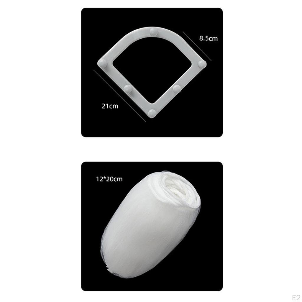 50 Pieces Kitchen Sink Filter Nets Mesh Bags, Strainers Elastic Hanging Drain for