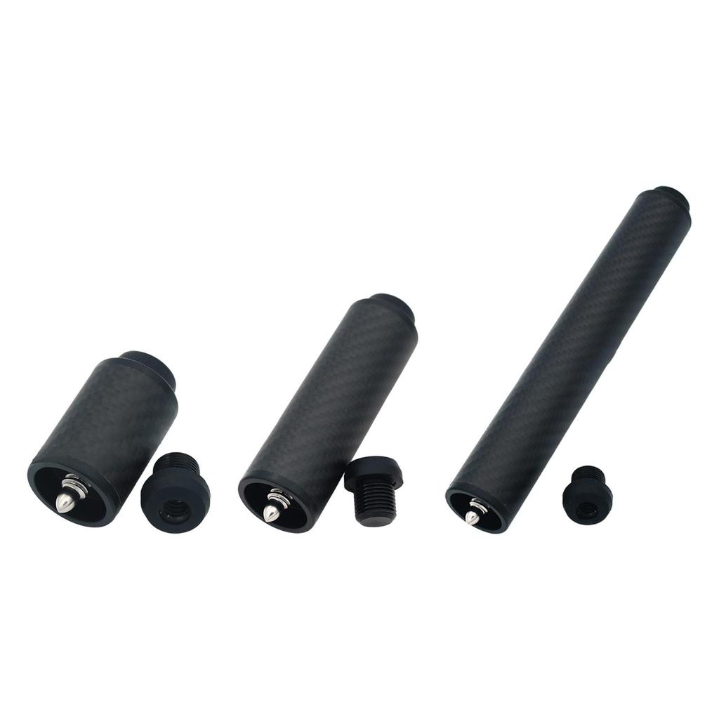 Billiards Pool Cue Extension Lightweight Carbon Fiber Cue End Lengthener Cue Stick Extender Cue Extension for Enthusiast Snooker