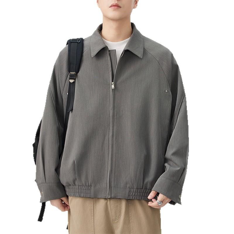 Simple Executive Jacket for Men's Autumn New High-end Lapel Jacket