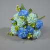 15 flower head artificial flower silk hydrangea white wedding small bouquet fake flower party DIY decoration