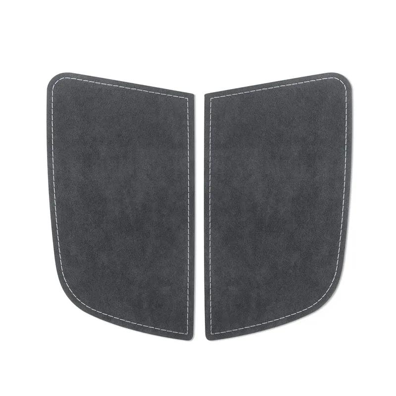 Betterhumz For Tesla Model Y Juniper Model 3 Highland Made of Alcantara Door Pillar Anti-collision Trim Sticker Car Accessories