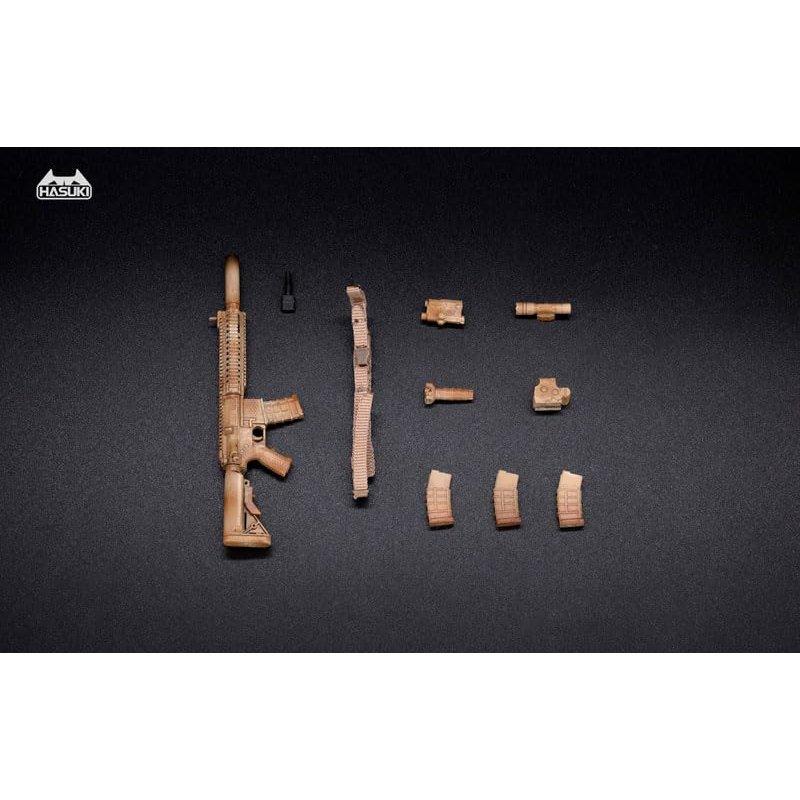 Hasuki WM 04C MK18 Camouflage 1/12 Scale ABS & PVC Action Figure Weapon Equipment Set