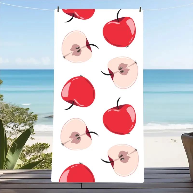 Print Beach Towel Portable Quick Fast Dry Sand Outdoor Travel Swim Blanket Floral Print Mat Personalization Stripes Towel