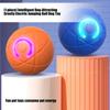 Rechargeable Ball Toy Interactively Dog Ball Toy with Sound Maker and Teeth Cleaning For Dog Motion And Auto Playing