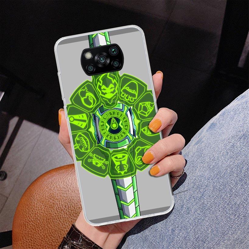 Cartoon Ben 10 Phnoe Case for Xiaomi Poco X5 X6 X7 Pro X4 Gt F7 Ultra M8 M7 Redmi 15C 15 13C 13 12C 12 Unique Cover Coque Poco X