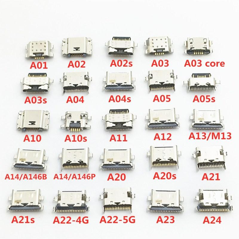 Micro USB Charger Charging Port Dock Connector For A01 A02 A02s A03s A03 Core A04 A05 A05s A10 A10s A11 A12 A20 A21s A20s A21