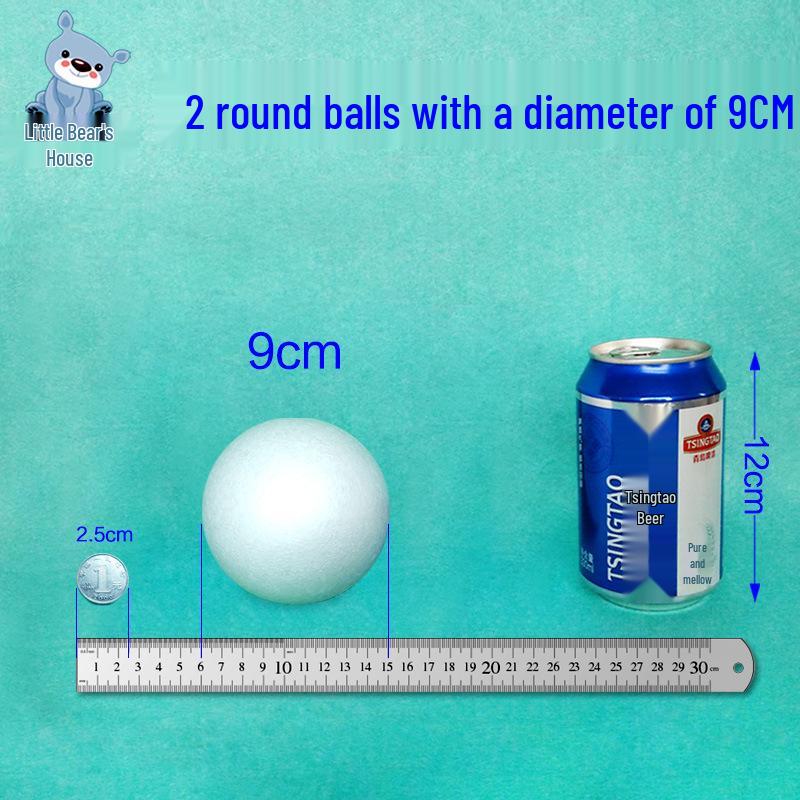 Solid White Styrofoam Balls for Wedding and Festival Decorations - DIY Round Foam Balls