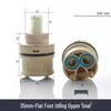 Ceramic Hot/Cold Faucet Cartridge Kit for Kitchen, Basin, and Shower Repair