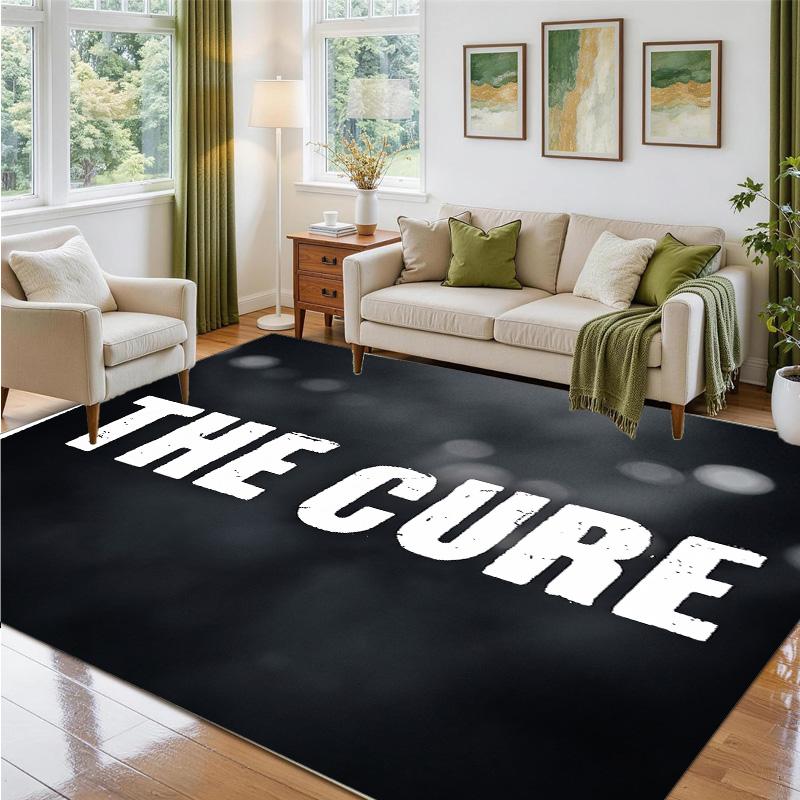 The Cure Design Crystal Velvet Rug Soft Decorative Mat for Bedroom Entrance