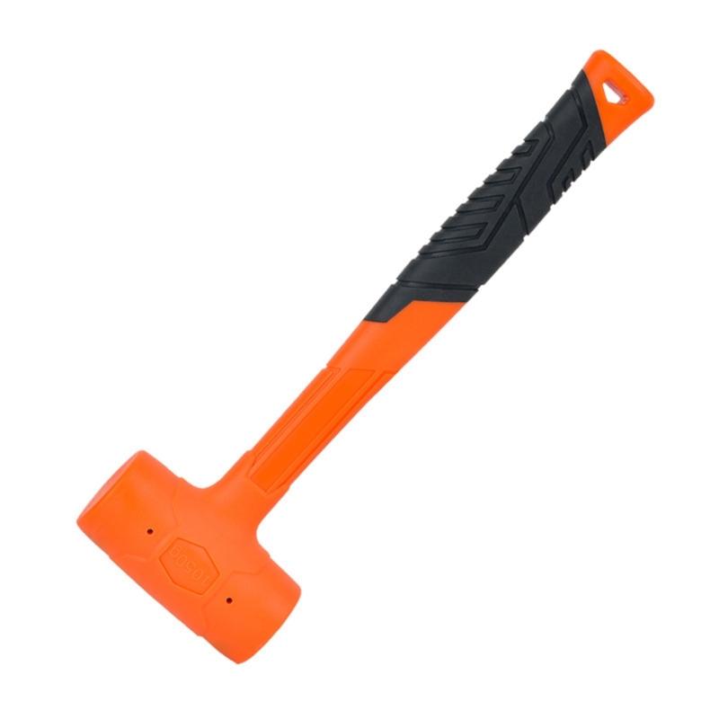 Double Headed Rubber Hammer Detachable Round Head Nonslip Handle Hand DIY Tool Installation Hammer For Woodworking