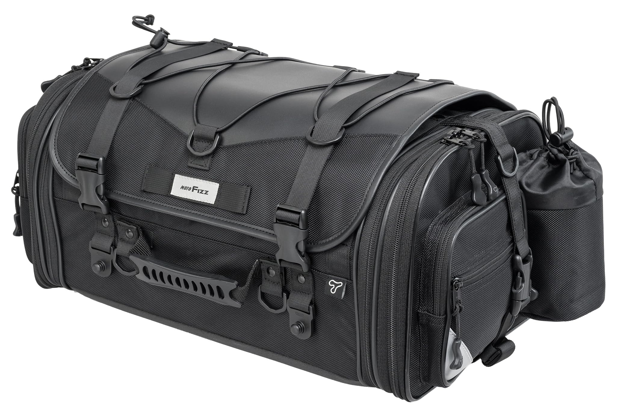 

Tanax Motofizz Motorcycle Seat Camping Seat Bag, Bag, Medium, Black, 30-41L, 2-4 Nights, MFK-1002 чёрный