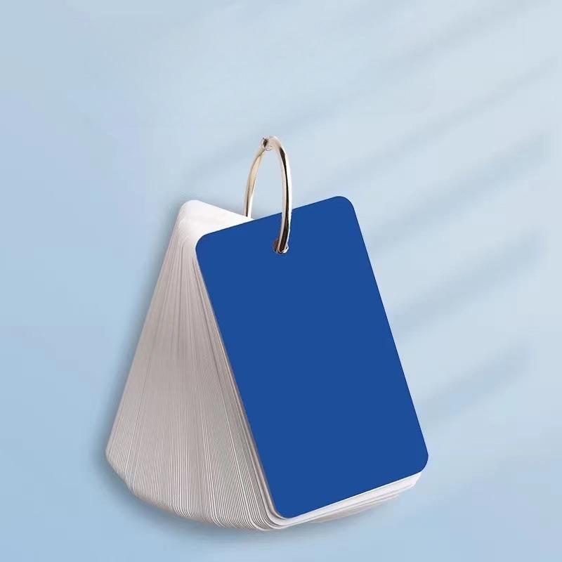 Portable Notebook Loose Leaf Notepad Ring Sticky Note for Staff Students Kawaii Stationery Diary Cards Style Brochure Pamphlet