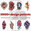 Festival Water Transfer White Paper Tattoo Sleeves | Custom Full Arm Designs | Waterproof & Realistic Fashionable