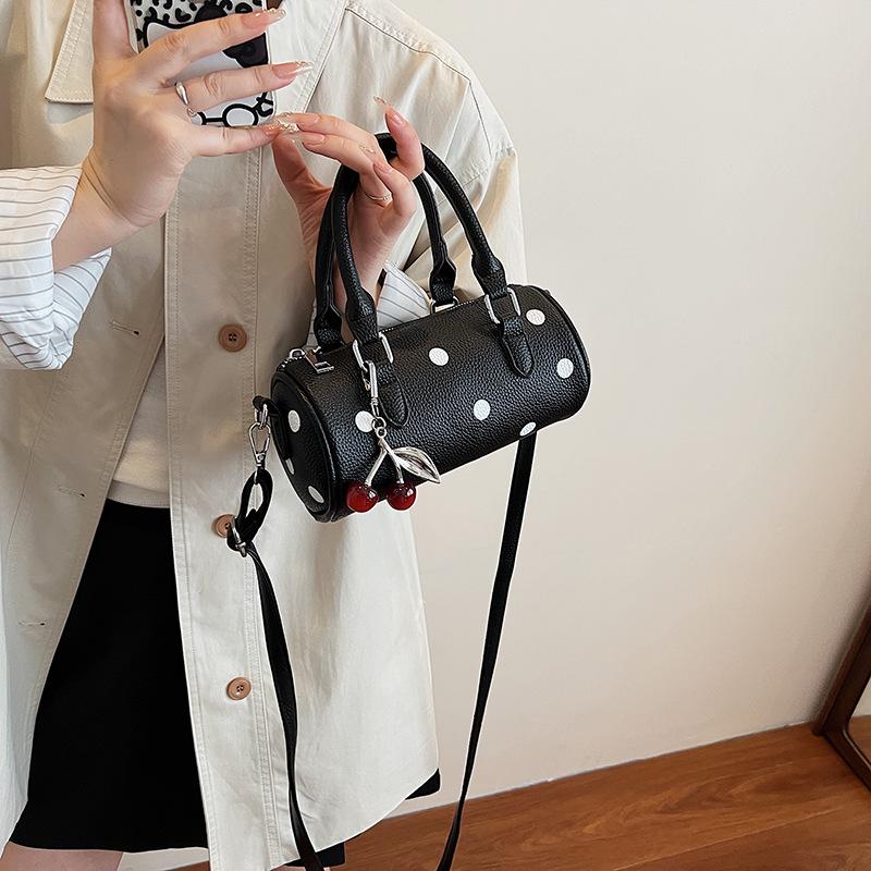 Handbag Small Shoulder Bag Women's High-end Polka Dot Niche Pillow Bag Crossbody Bag