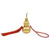 Antique Copper Gourd Hanging Decors Metal Ornament Lucky Tassels Charm Perfect for Living Room Office Car Interior