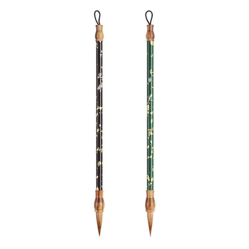 Wangshu Fuguang Wolf Hair Calligraphy Brush for Small Regular, Running, and Clerical Script Practice