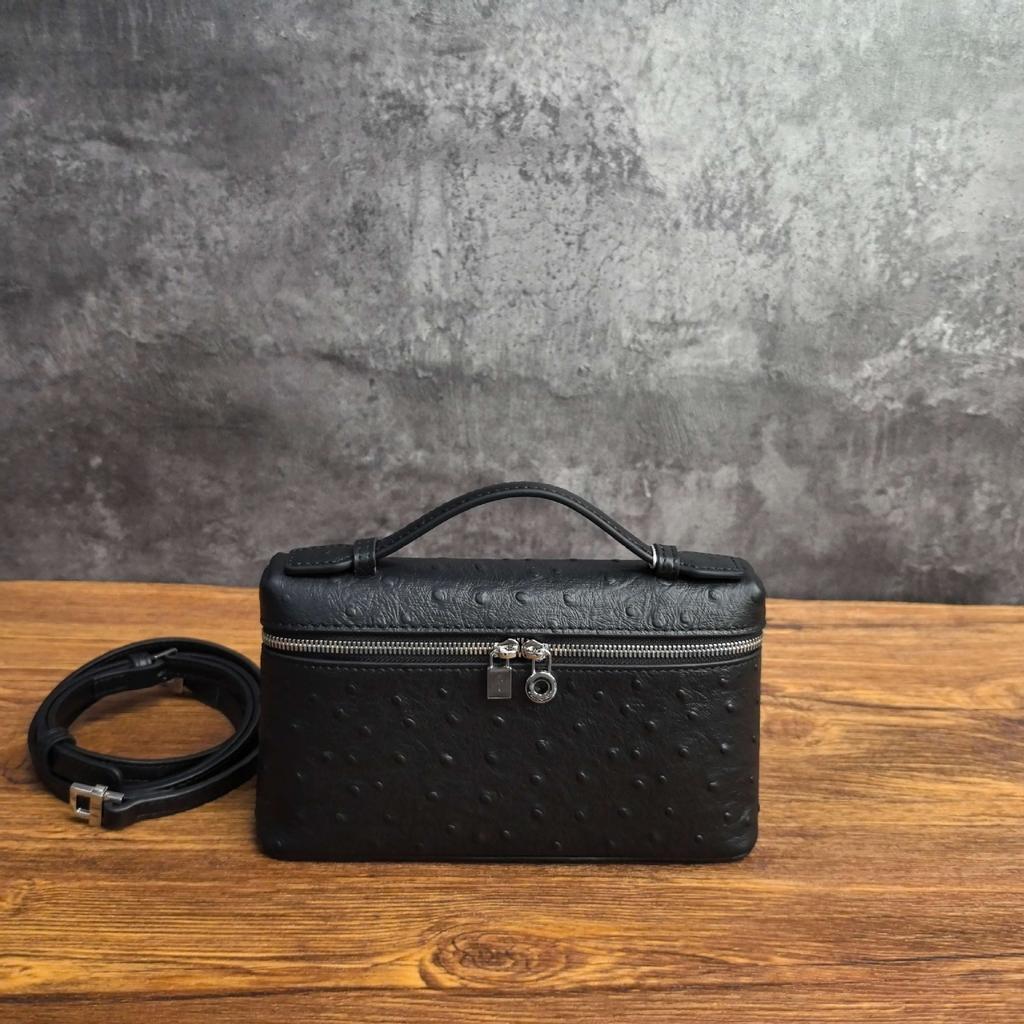 Exquisite Handheld Bag Genuine Leather Single Shoulder Diagonal Cross Small Square Bag