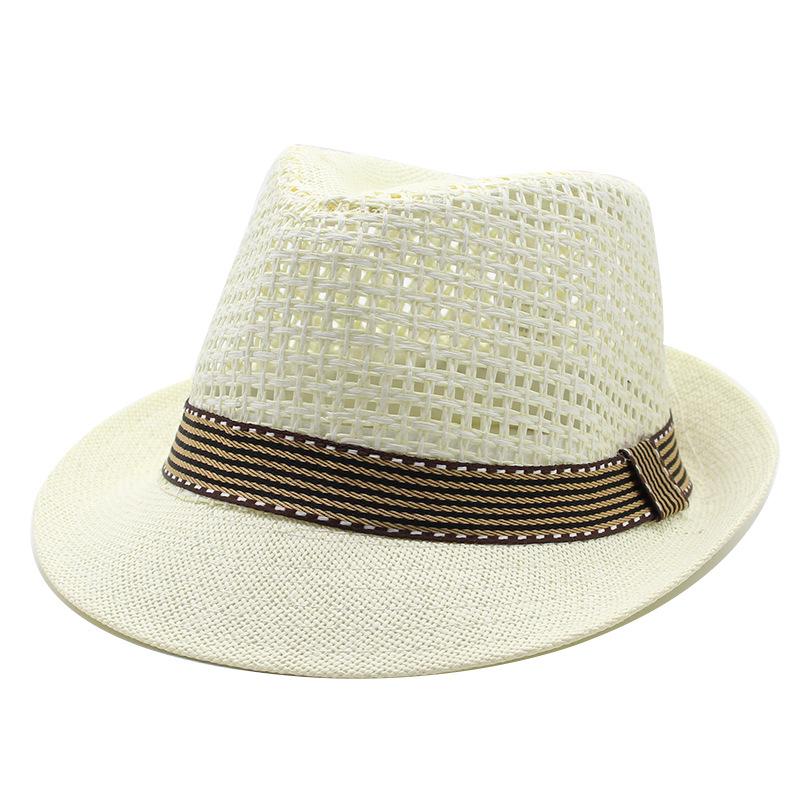 Parent-Child 2021 Spring And Summer Sunscreen Sunshade Beach Hat Children'S Sun Hat Jazz Top Hat Men