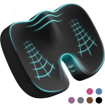 Ergonomic Memory Cotton Office Cushion Hemorrhoid Cushion Chair Cushion Sedentary Artifact Student Ass CushionErgonomic Memory