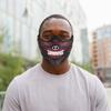 Airsoft Skull Mask Half Face Protection Half Face Combat Mask Breathable Halloween Fangs Mask for Airsoft Shooting CS