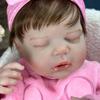 50CM Waschbar Lebensechte Weiche Hand-gemalt Simulation Baby Reborn Puppe Kinder Begleiten Spielen Puppe