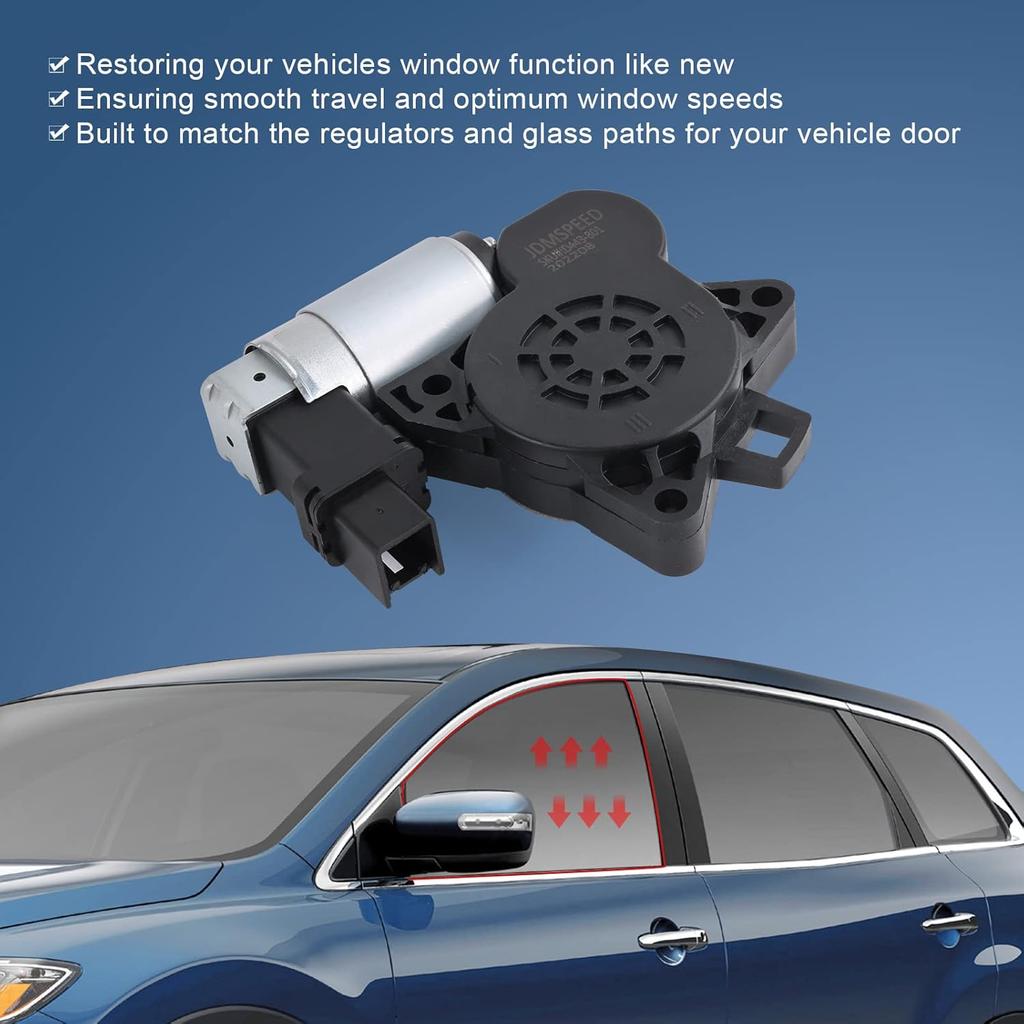 Power Window Lift Motor Compatible with Mazda 3 Mazda 5 Mazda 6 Mazda CX-7 Mazda CX-9 Mazda RX-8 Replaces# GJ6A5958XF G22C5958XC D6515958XB 742-801