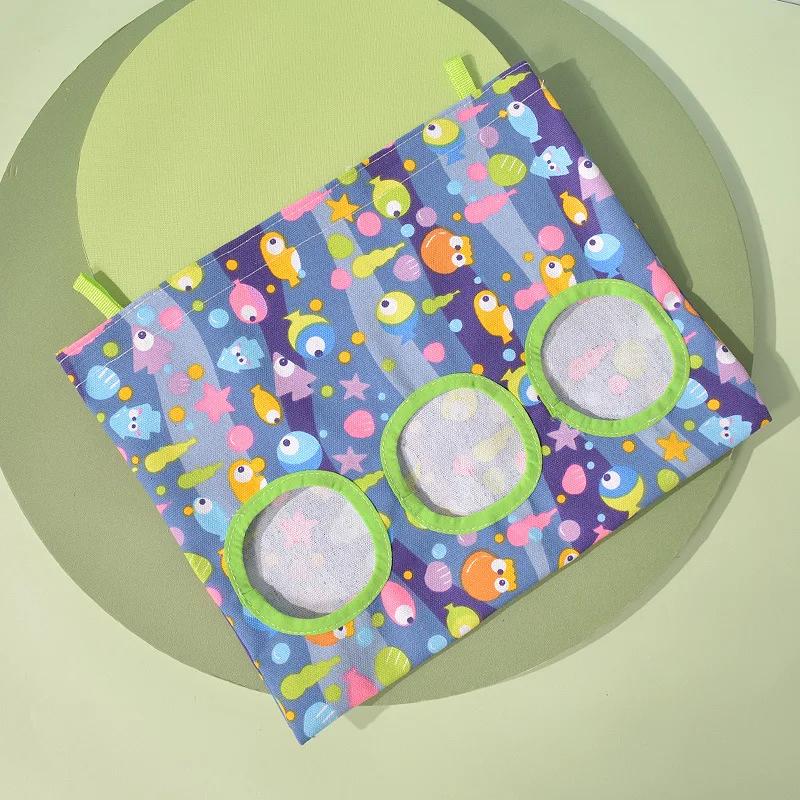 3/2/1 Hole Hanging Hay Bag for Bunny Guinea Pigs Small Animal Feeder Rabbit Food Dispensers Bag Cage Pet Feeding Accessories