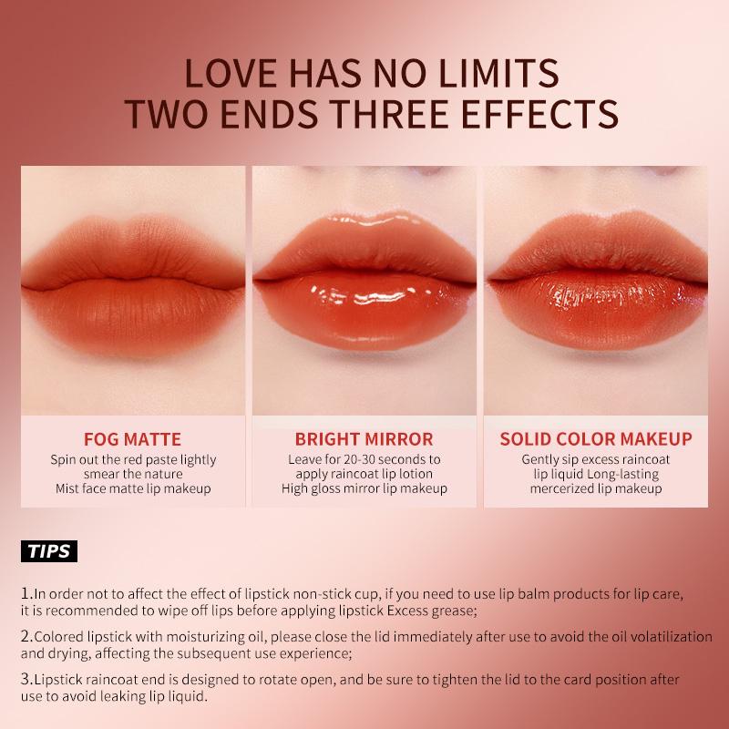 MERCILEN Lock Makeup Jednobarevná rtěnka do deště nevybledne Nepřilnavá kelímková rtěnka Dlouhodobě fixační tekutina na rty pro dámy a dívku Dárek