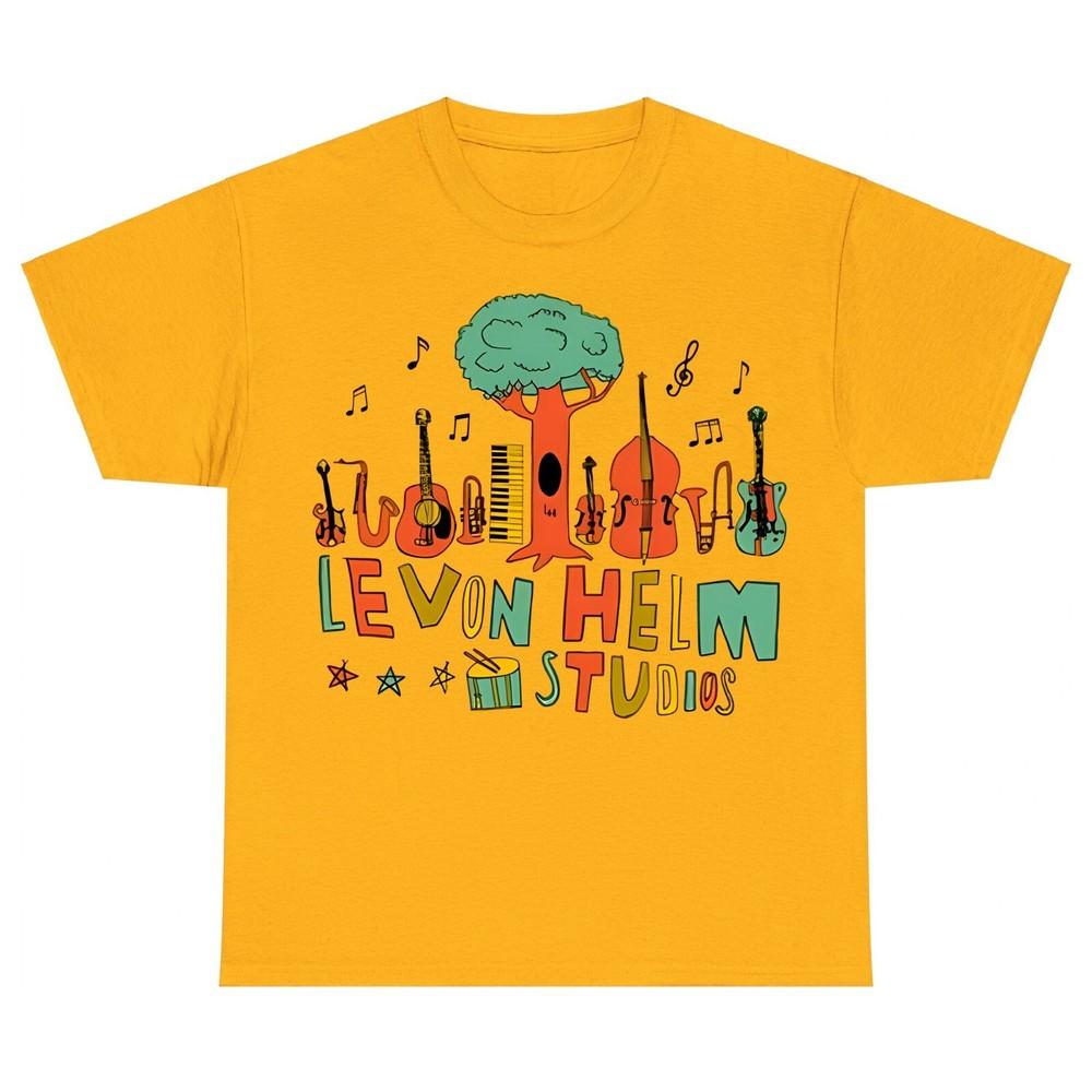Retro Levon Helm Short Sleeve Unisex All Size BL1.09 Unisex T-Shirt XL