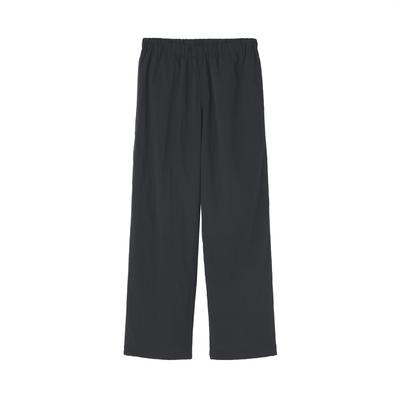 MUJI מכנסי פליז אטומים לרוח, מידה קלה, BE1XOA5A, לנשים, שחור, L,