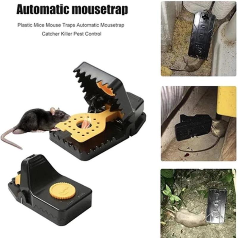 Upgraded Large Mouse Rat Traps Safety High Sensitive Snap Big Plastic Mouse Trap Rodent Catcher