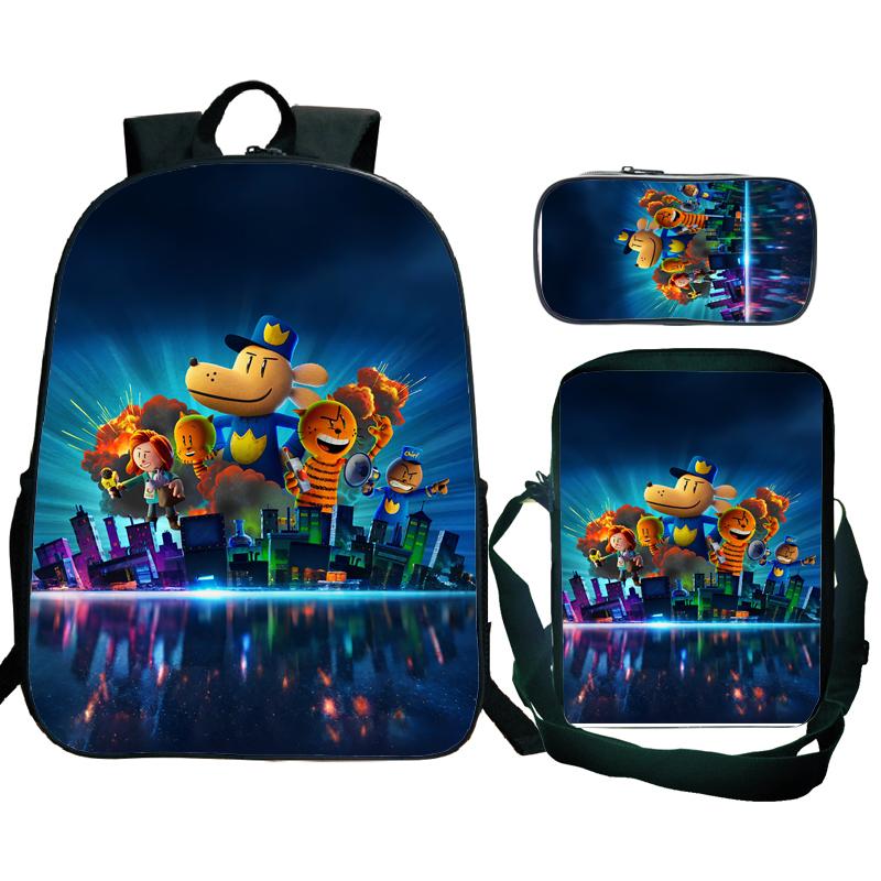 3 Stück Dog Man Rucksack Herren Jugendliche Port Reiserucksack Studenten Schule Umhängetasche Dogman Trend Laptop Rucksack