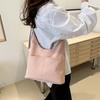 Korean Style College Bucket Bag Women's New Trendy Fashion Tote Bag Casual Large Capacity Single Shoulder Underarm Bag