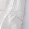 Summer Vintage Embroidery Solid Color Long Dresses Women Casual Breathable White Thin Dress Robe Elegant Clothing