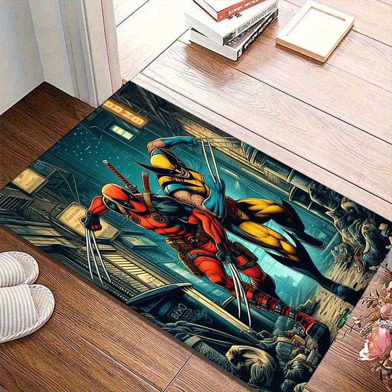 

1pc Deadpool vs Wolverine Home Office Chair Rug Outdoor Carpet Gift for Fansz4098 60cm by 90cm