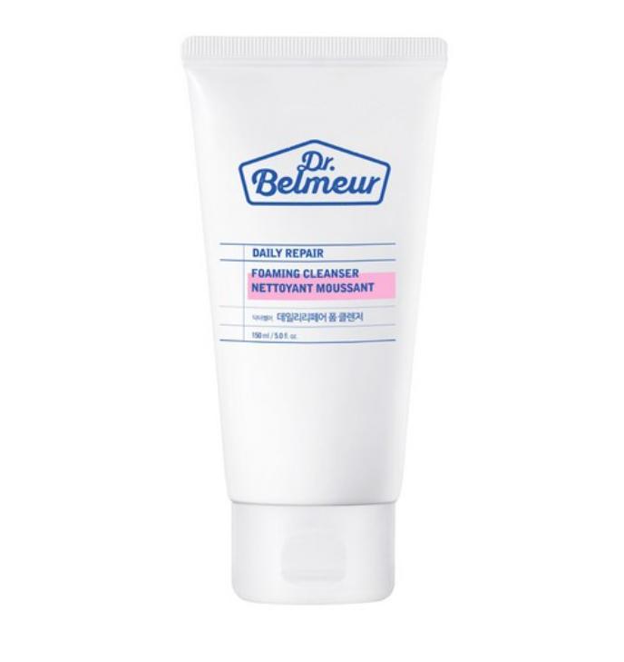 THE FACE SHOP Dr. Belmeur Daily Repair Foam Cleanser 150ml – Gentle Care for Sensitive Skin