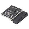 Модуль безпеки TPM2.0 18-контактний для материнської плати ASROCK, карта LPC для тестування оновлення до WIN11, чорний