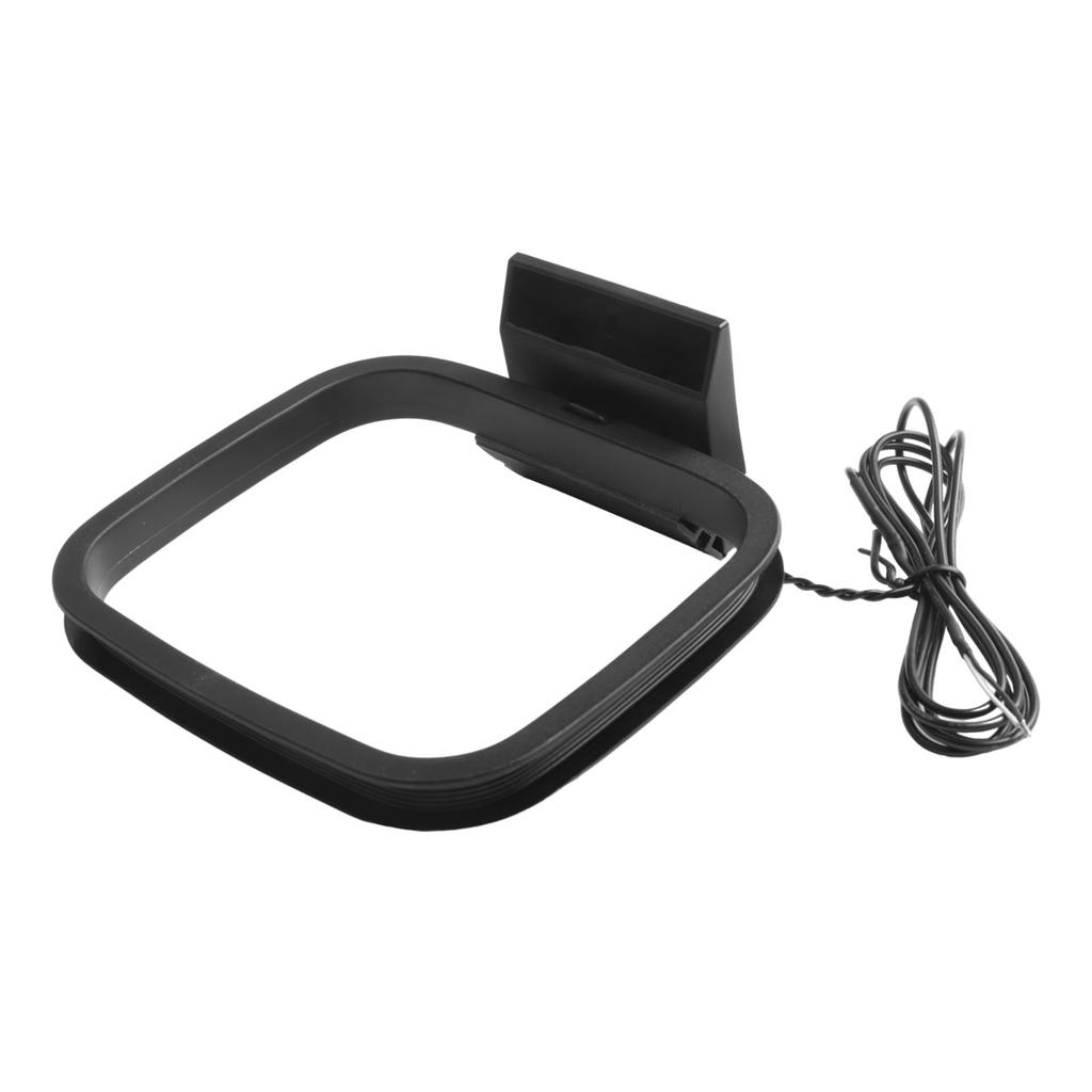 1pc FM Radio Antenna AM FM Loop Antenna 2pin Aerial Connector For Car Radio Stereo Audio Receiver Systems Indoor