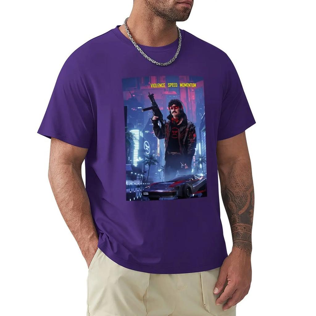 Dr Disrespect T-Shirt summer top oversized Short sleeve tee