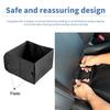 Organizzatore per Sedile Auto e Supporto Lombare 2-in-1 Scatola Portaoggetti Cuscino Supporto Schiena 30L Pieghevole Organizer per Sedile Anteriore Posteriore per SUV Auto Camion Furgone
