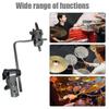 Quick Releasing Cymbal Stand Adjustable Height Metal Texture Multilayer System for Live Shows and Studio Recordings